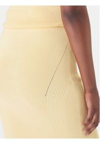 Marciano Guess Spódnica mini G6GD09 Z0628 Żółty Classic Fit. Kolor: żółty. Materiał: wiskoza #5
