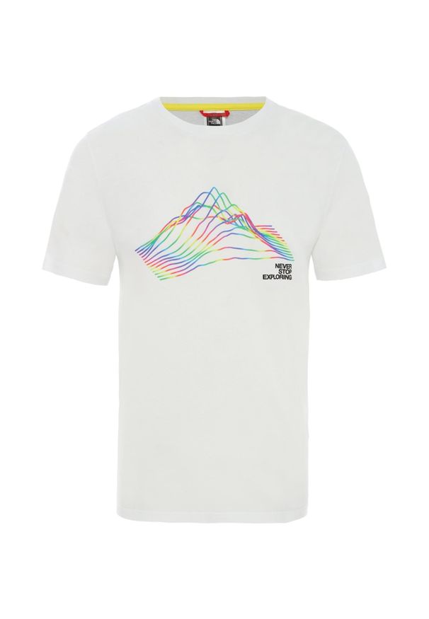 Koszulka t-shirt The North Face RNBW T94M6PAN7. Kolor: biały