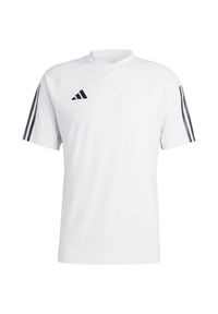 Koszulka piłkarska męska Adidas Tiro 23 Competition Jersey. Kolor: biały. Materiał: jersey. Sport: piłka nożna