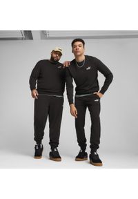 Puma - Męskie spodnie dresowe Essentials z logo No. 1 PUMA Black. Kolor: czarny. Materiał: dresówka. Sport: fitness