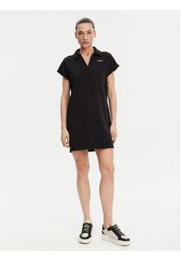 DKNY Sukienka codzienna DP5D4890 Czarny Regular Fit. Okazja: na co dzień. Kolor: czarny. Materiał: bawełna. Typ sukienki: proste. Styl: casual
