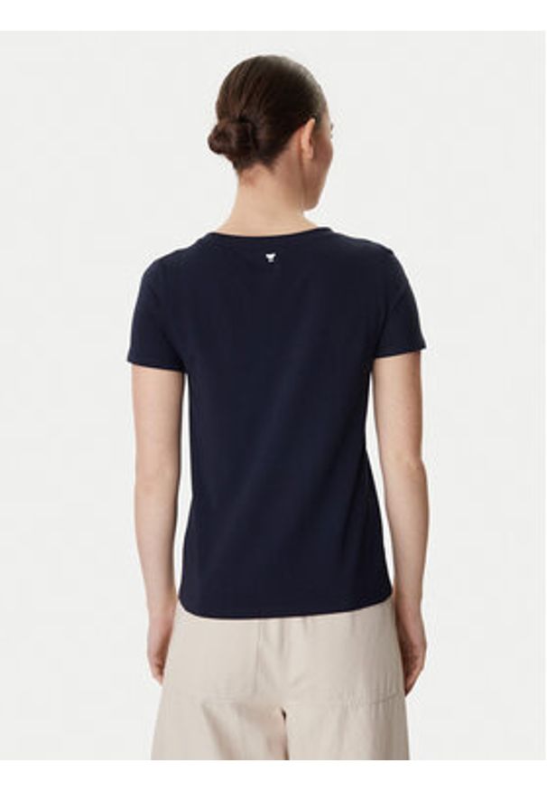 Weekend Max Mara T-Shirt Multib 2615971021 Granatowy Regular Fit. Kolor: niebieski. Materiał: bawełna