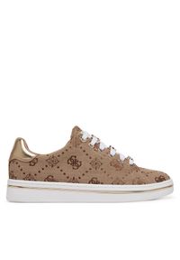 Sneakersy Guess. Kolor: beżowy
