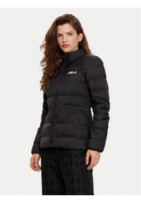 Karl Lagerfeld - KARL LAGERFELD Kurtka puchowa 246W1513 Czarny Slim Fit. Typ kołnierza: dekolt w karo. Kolor: czarny. Materiał: syntetyk #1