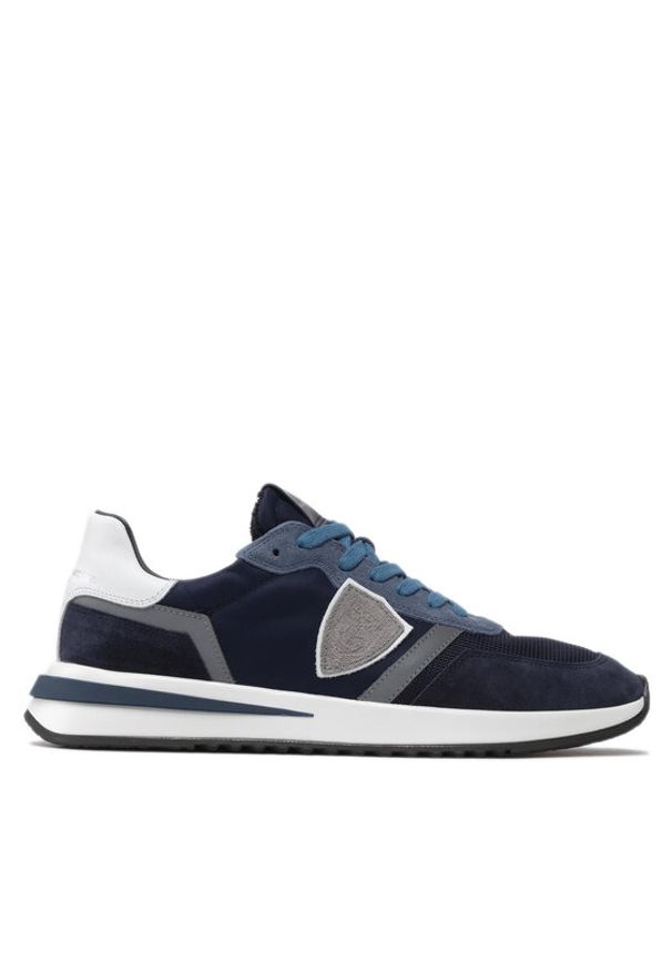 Philippe Model Sneakersy Tropez 2.1 TYLU W019 Granatowy. Kolor: niebieski. Materiał: zamsz, skóra