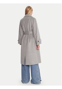 Marella Płaszcz wełniany Tenna 2523016071 Szary Regular Fit. Kolor: szary. Materiał: wełna