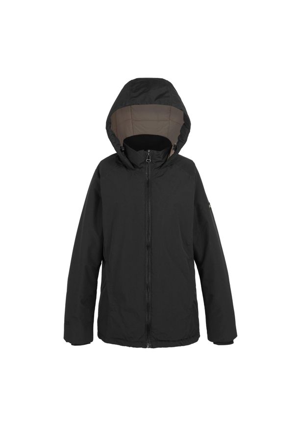 Regatta - Kurtka Ocieplana Damska Reeah. Kolor: czarny, beżowy, wielokolorowy. Sport: turystyka piesza