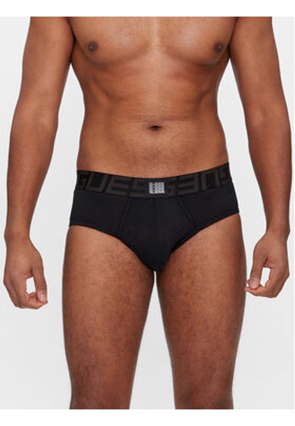 Guess Komplet 3 par slipów U4RG02 K6YW0 Czarny. Kolor: czarny. Materiał: bawełna