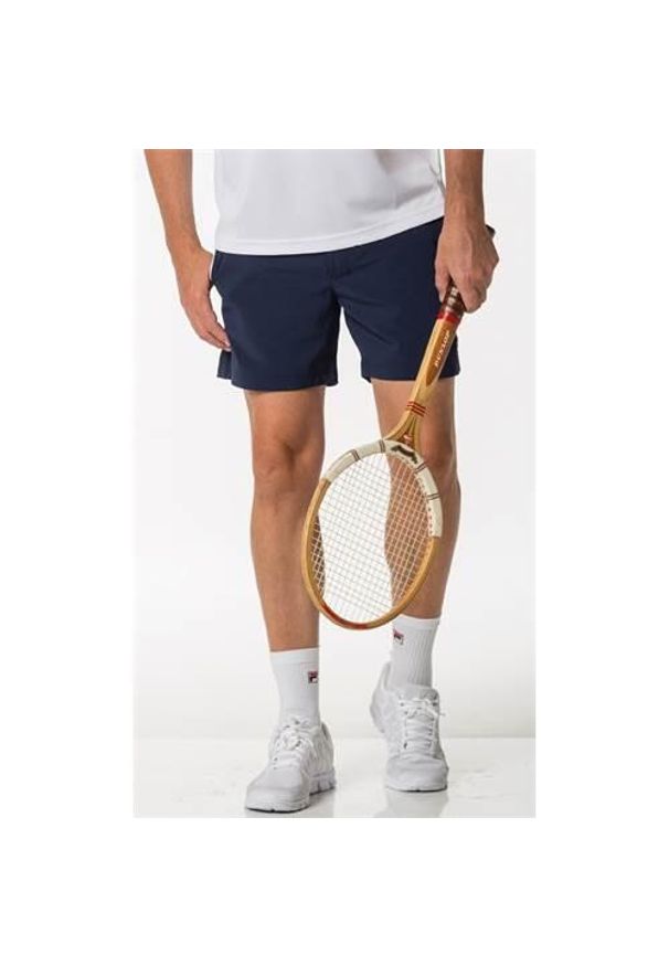 Spodnie treningowe męskie Fila Short Stephan. Kolor: niebieski. Materiał: materiał, syntetyk