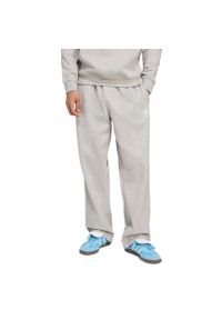 Adidas - Spodnie męskie adidas Originals Trefoil Essentials Open Hem JW9157 - szare. Kolor: szary. Materiał: poliester, bawełna, dresówka, materiał. Sport: fitness #1