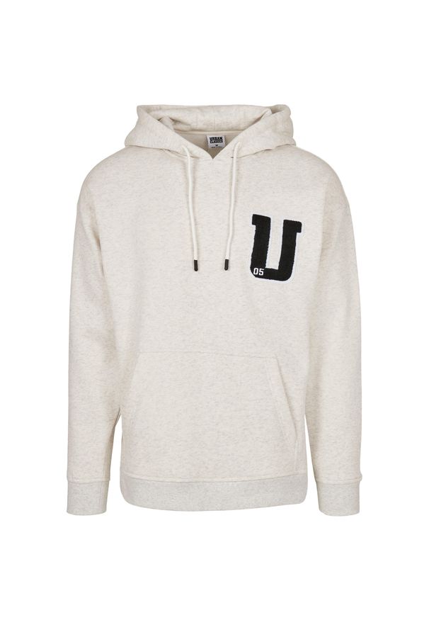 Bluza z kapturem Urban Classics oversized frottee patch. Typ kołnierza: kaptur. Kolor: szary
