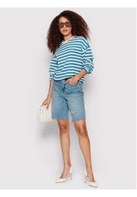 Vero Moda Szorty jeansowe Rebecca 10264927 Niebieski Regular Fit. Kolor: niebieski. Materiał: bawełna #4