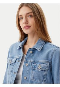 Tommy Jeans Kurtka jeansowa DW0DW20123 Niebieski Regular Fit. Kolor: niebieski. Materiał: bawełna #2