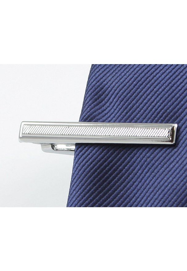 Alties - Elegancka Spinka do Krawata (5cm) - ALTIES - Srebrna. Kolor: srebrny