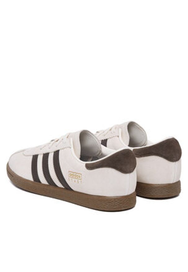 Adidas - adidas Sneakersy Stadt KI1413 Écru. Kolor: kremowy. Materiał: zamsz, skóra