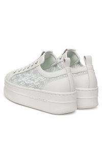 Karl Lagerfeld - KARL LAGERFELD Sneakersy KL65011F Biały. Kolor: biały. Materiał: skóra #4