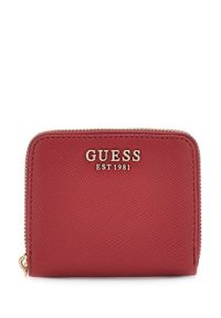 Guess Mały Portfel Damski Laurel II Slg SWZG74 59137 Czerwony. Kolor: czerwony. Materiał: skóra