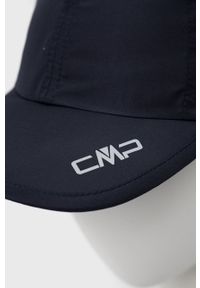CMP czapka kolor granatowy z nadrukiem. Kolor: niebieski. Wzór: nadruk