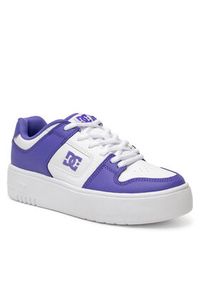 DC Shoes Sneakersy MANTECA 4 PLATFORM ADJS100156-5GW Biały. Kolor: biały. Materiał: skóra. Obcas: na platformie #7