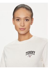 Tommy Jeans T-Shirt New Varsity DW0DW16446 Biały Relaxed Fit. Kolor: biały. Materiał: bawełna #4