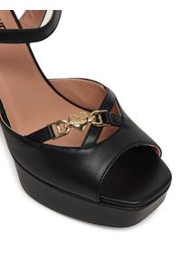Love Moschino - LOVE MOSCHINO Sandały JA1604CG1OIE0000 Czarny. Kolor: czarny. Materiał: skóra #3