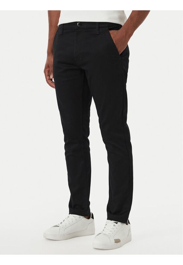 G-Star RAW - G-Star Raw Chinosy Chino 3.0 D25179 C105 Czarny Skinny Fit. Kolor: czarny. Materiał: bawełna