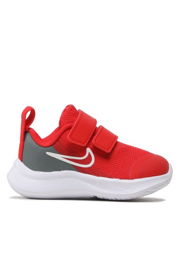Nike Buty Star Runner 3 (TDV) DA2778 607 Czerwony. Kolor: czerwony. Materiał: materiał
