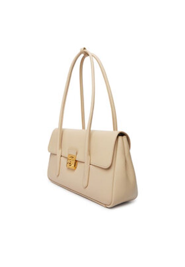 Coccinelle Torebka U4K Coccinelle C-Me Lock E1 U4K 12 03 01 Beżowy. Kolor: beżowy. Materiał: skórzane