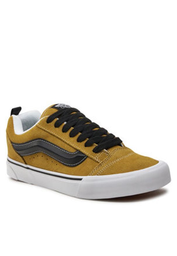 Vans Tenisówki Knu Skool VN0009QC5QJ1 Brązowy. Kolor: brązowy. Materiał: skóra