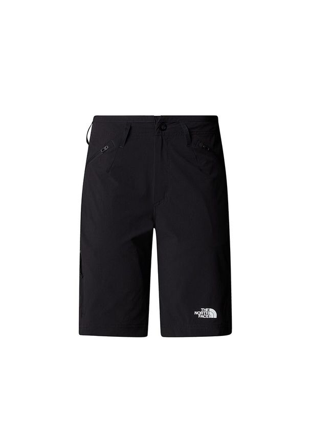 Spodenki damskie The North Face Speedlight 0A826C4H01 - czarne. Kolor: czarny. Materiał: materiał, elastan, nylon, softshell. Wzór: aplikacja. Sport: wspinaczka