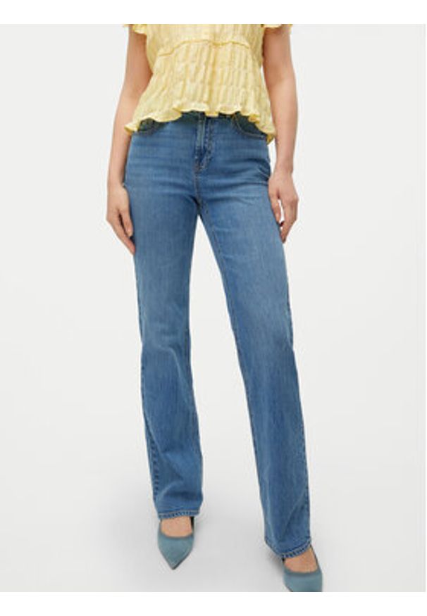 Vero Moda Jeansy Tessa 10315494 Niebieski Straight Fit. Kolor: niebieski