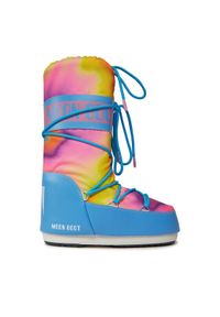 Moon Boot Śniegowce Tie Dye 14028400001 S Niebieski. Kolor: niebieski