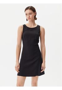 Calvin Klein Jeans Sukienka codzienna J20J225268 Czarny Regular Fit. Okazja: na co dzień. Kolor: czarny. Materiał: wiskoza. Typ sukienki: proste. Styl: casual #1