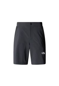 Spodenki damskie The North Face Felik 0A8BT4MN81 - szare. Kolor: szary. Materiał: materiał, poliester, elastan. Sport: turystyka piesza
