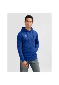 Bluza z kapturem Hummel Go 2.0. Typ kołnierza: kaptur. Kolor: niebieski. Sport: fitness #1