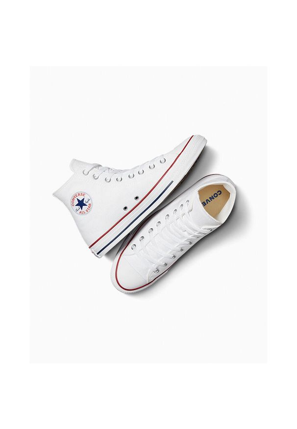 Trampki Converse Chuck Taylor All Star Hi, Dla obu płci. Kolor: biały. Materiał: materiał
