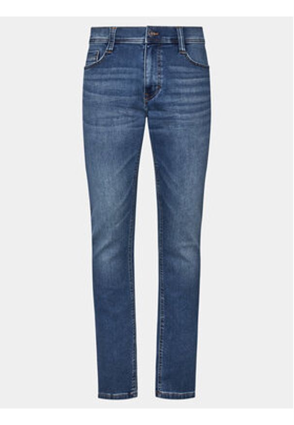 Mustang Jeansy Oregon 1013712 Niebieski Slim Fit. Kolor: niebieski