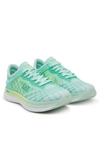 EA7 Emporio Armani Sneakersy X8X243 XK440 R984 Zielony. Kolor: zielony. Materiał: materiał #4