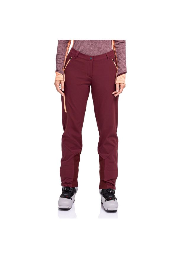 SCHÖFFEL - Spodnie skiturowe damskie Schöffel Kals. Kolor: wielokolorowy, czerwony, brązowy. Sezon: zima. Sport: narciarstwo