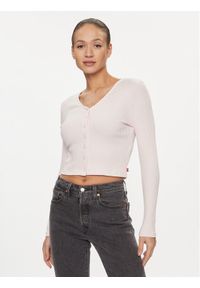 Levi's® Bluzka Monica A7194-0003 Różowy Slim Fit. Kolor: różowy. Materiał: bawełna