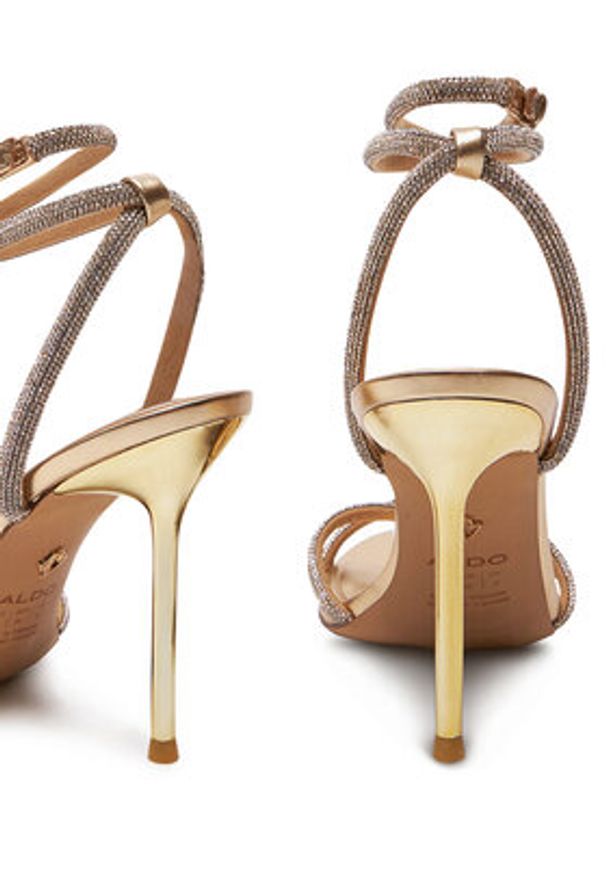 Aldo Sandały Manaelden 13816572 Złoty. Kolor: złoty. Materiał: materiał