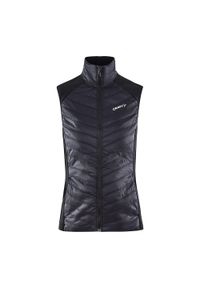 Kurtka uniwersalna damska Craft Adv Essence. Kolor: czarny. Materiał: materiał. Długość rękawa: bez rękawów. Sezon: zima, jesień. Sport: fitness