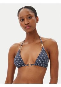 Guess Góra od bikini E5GJ36 KCRL2 Niebieski. Kolor: niebieski. Materiał: syntetyk
