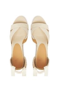 Castañer Espadryle Bailey 025677 Beżowy. Kolor: beżowy. Materiał: materiał