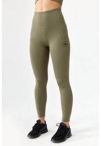 ROUGH RADICAL - Getry damskie legginsy sportowe szybkoschnące fitness Rough Radical Hamptons. Kolor: zielony. Sport: fitness