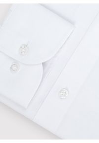 Pako Lorente - PAKO LORENTE – Biała bawełniana koszula męska. Okazja: na studniówkę. Kolor: biały, czarny. Materiał: bawełna. Długość rękawa: długi rękaw. Długość: długie. Wzór: gładki #4