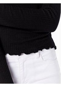 Gina Tricot Bluzka Alba 18689 Czarny Regular Fit. Kolor: czarny. Materiał: syntetyk, wiskoza