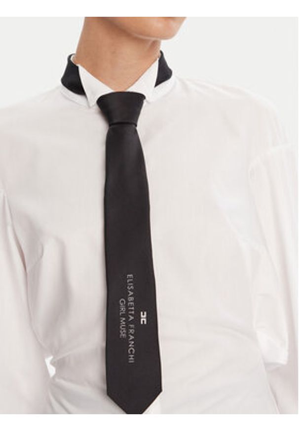 Elisabetta Franchi Koszula re Biały Regular Fit. Kolor: biały. Materiał: bawełna