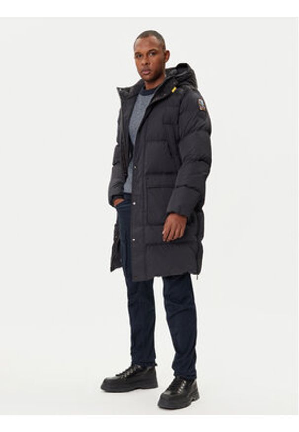 Parajumpers Płaszcz zimowy Long Bear 25WMPMPUHF04 Czarny Regular Fit. Kolor: czarny. Materiał: syntetyk. Sezon: zima