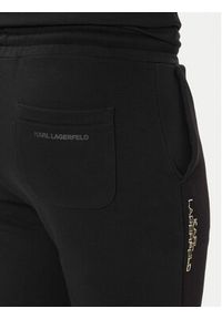 Karl Lagerfeld - KARL LAGERFELD Spodnie dresowe 705062 554942 Czarny Regular Fit. Kolor: czarny. Materiał: bawełna #5